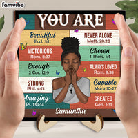 Personalized Gift For Daughter You Are Bible Verses 2 Layered Wooden Plaque 31504 thumb 1