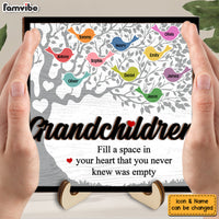 Personalized Gift For Grandma Family Tree 2 Layered Wooden Plaque 31507 thumb 1