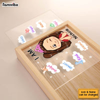 Personalized Inspiring Gift For Granddaughter I Am Kind Picture Frame Light Box 31515 thumb 1
