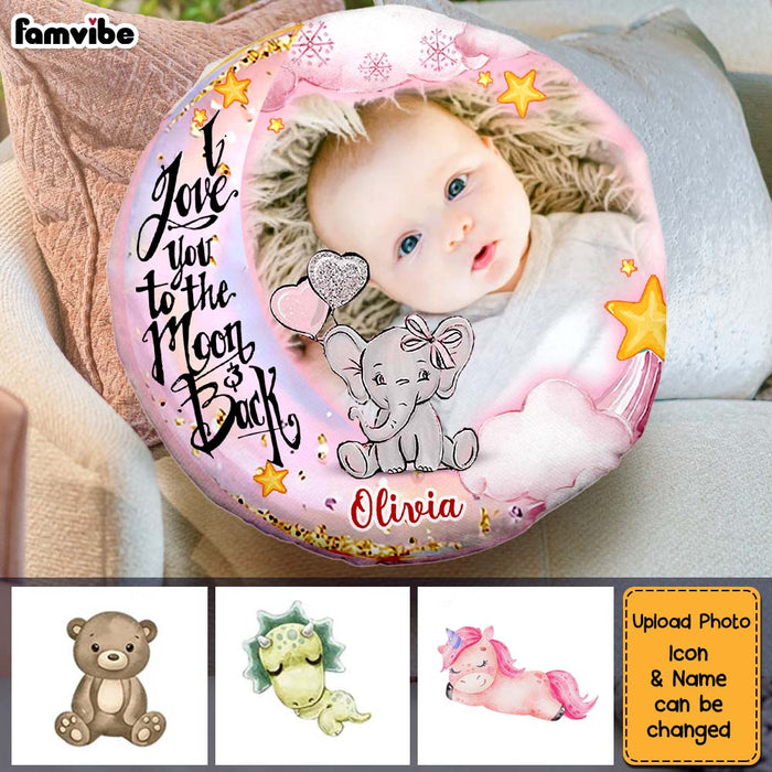 Personalized Gift For Granddaughter I Love You Shaped Pillow 31525 1