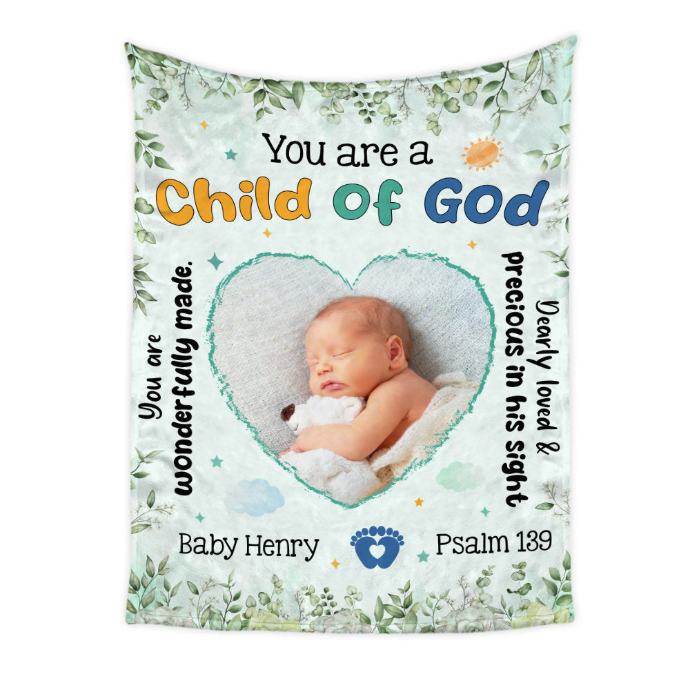 Personalized Gift For Baby You Are Upload Photo Blanket 31535 Primary Mockup