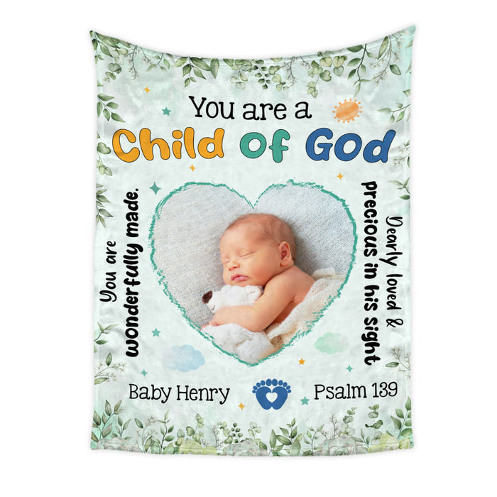 Personalized Gift For Baby You Are Upload Photo Blanket 31535 1