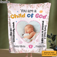 Personalized Gift For Baby You Are Upload Photo Blanket 31535 thumb 1