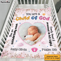 Personalized Gift For Baby You Are Upload Photo Blanket 31535 thumb 1