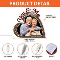 Personalized Couple Gift Love Custom Shape Photo Light Box 31549 thumb 1