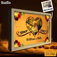 Personalized Gift For Couple Together Since Picture Frame Light Box 31560 thumb 1