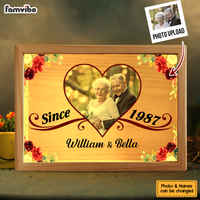 Personalized Gift For Couple Together Since Picture Frame Light Box 31560 thumb 1