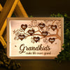 Personalized Gift For Grandma Grandkids Life Grand Picture Frame Light Box 31564 1