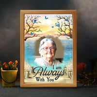Personalized Memorial Gift I Am Always With You Picture Frame Light Box 31567 thumb 1