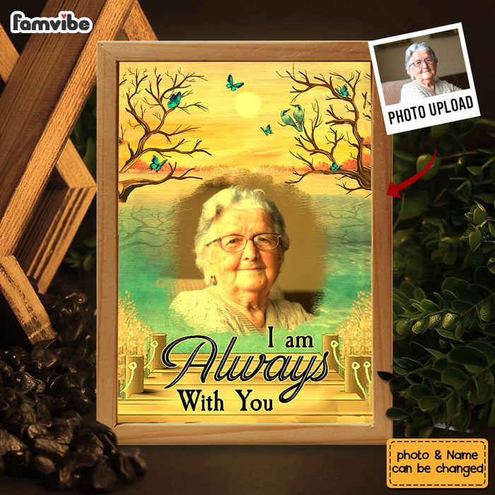 Personalized Memorial Gift I Am Always With You Picture Frame Light Box 31567 1