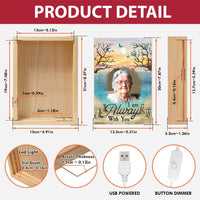 Personalized Memorial Gift I Am Always With You Picture Frame Light Box 31567 thumb 1