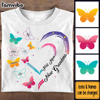 Personalized Gift For Nana First Mom Now Grandma Colorful Pattern Shirt - Hoodie - Sweatshirt 31576 thumb 1
