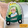 Personalized Photo Gift For Grandson Driving Car Shaped Pillow 31578 1