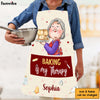 Personalized Gift For Grandma Baking Is My Therapy Apron With Pocket 31589 1