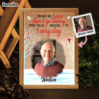 Personalized Memorial Gift Those We Love Don't Go Away Picture Frame Light Box 31593 thumb 1