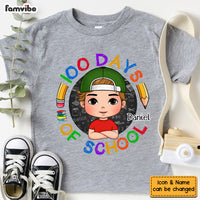 Personalized Gift For Grandson 100 Days Of School Kid T Shirt - Kid Hoodie - Kid Sweatshirt 31595 thumb 1
