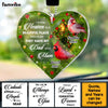 Personalized Gift Heaven Is A Beautiful Place Loss Of Mom Dad Memorial Transparent Acrylic Car Ornament 31597 1