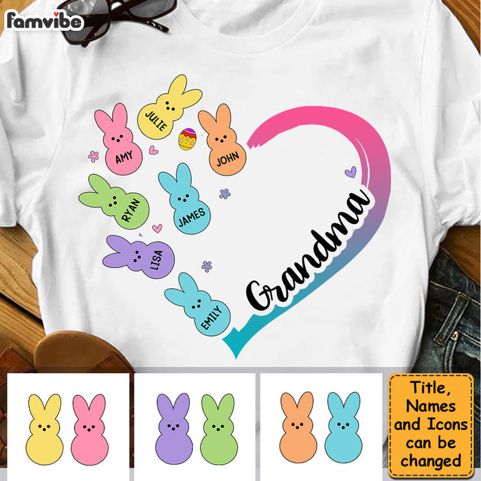Personalized Gift For Nana Grandma Bunny Easter Shirt - Hoodie - Sweatshirt 31598 1