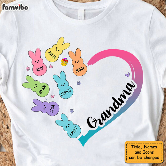 Personalized Gift For Nana Grandma Bunny Easter Shirt - Hoodie - Sweatshirt 31598 1