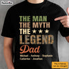 Personalized Gift For Dad  The Man The Myth The Legend Shirt - Hoodie - Sweatshirt 32127 1