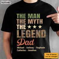 Personalized Gift For Dad  The Man The Myth The Legend Shirt - Hoodie - Sweatshirt 32127 thumb 1