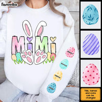 Personalized Easter Gift For Grandma Bunny Unisex Sleeve Printed Standard Sweatshirt 31609 thumb 1