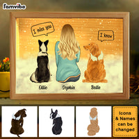 Personalized Gift For Pet Loss Picture Frame Light Box 31614 thumb 1