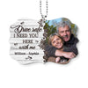 Personalized Gift For Couple Drive Safe Transparent Acrylic Car Ornament 31619 1
