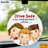 Personalized Gift For Grandpa Dad Drive Safe We Need You Transparent Acrylic Car Ornament 31626 1
