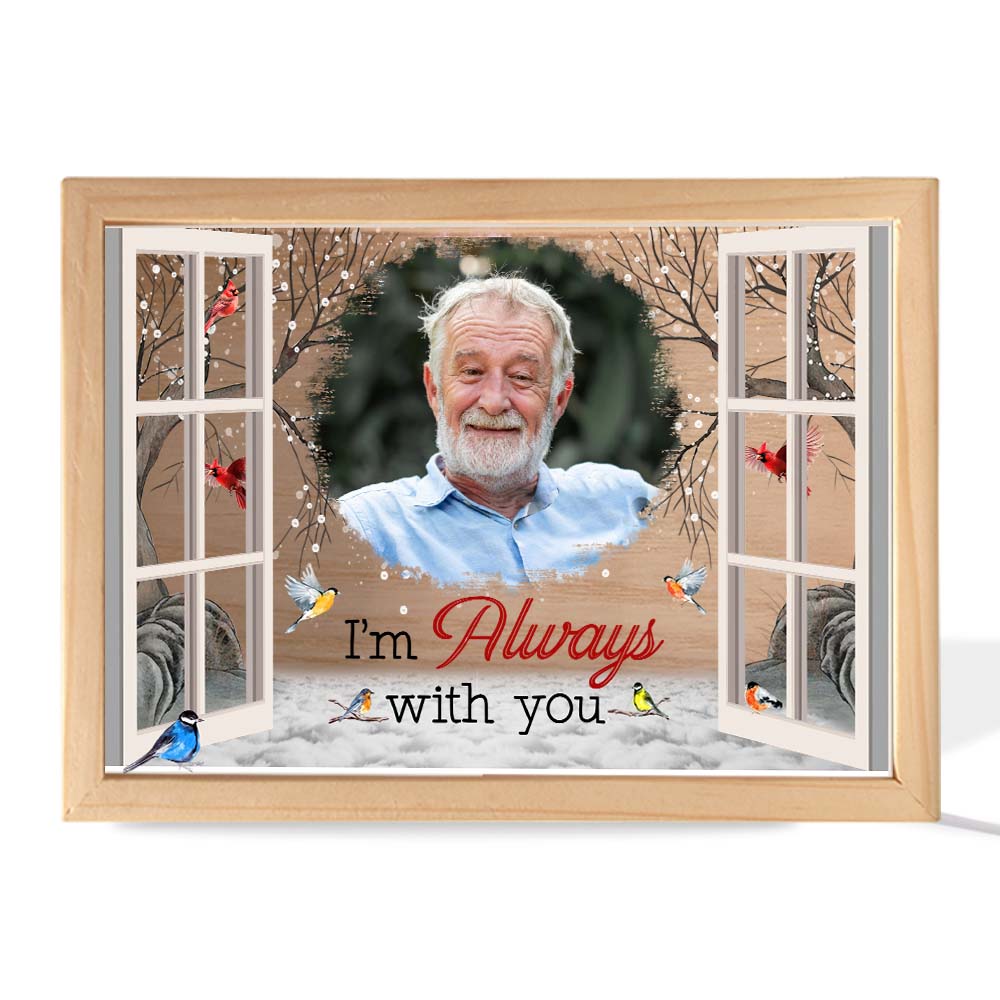 Personalized Memorial Gift I'm Always With You Picture Frame Light Box 31627 Primary Mockup