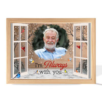 Personalized Memorial Gift I'm Always With You Picture Frame Light Box 31627 thumb 1