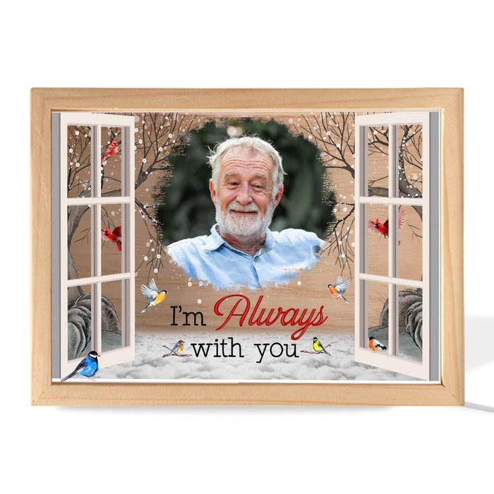 Personalized Memorial Gift I'm Always With You Picture Frame Light Box 31627 1