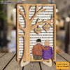 Personalized Gift For Couple Anniversary Poem  Song All Of Me 2 Layered Wooden Plaque 31633 1