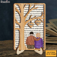 Personalized Gift For Couple Anniversary Poem  Song All Of Me 2 Layered Wooden Plaque 31633 thumb 1