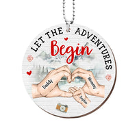 Personalized Gift For Family Let The Adventures Begin Ornament 31651 thumb 1