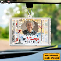 Personalized Memorial Gift For Family Photo Custom Transparent Acrylic Car Ornament 31652 thumb 1