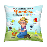 Personalized Gift For Grandma Garden Blessed To Be Called Pillow 31653 thumb 1