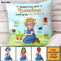 Personalized Gift For Grandma Garden Blessed To Be Called Pillow 31653 thumb 1