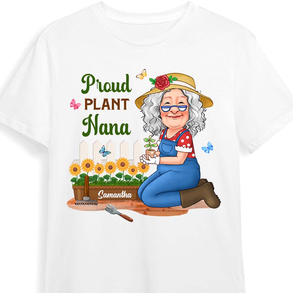 Personalized Gift For Grandma Proud Plant Nana Shirt Hoodie Sweatshirt 31654 Primary Mockup
