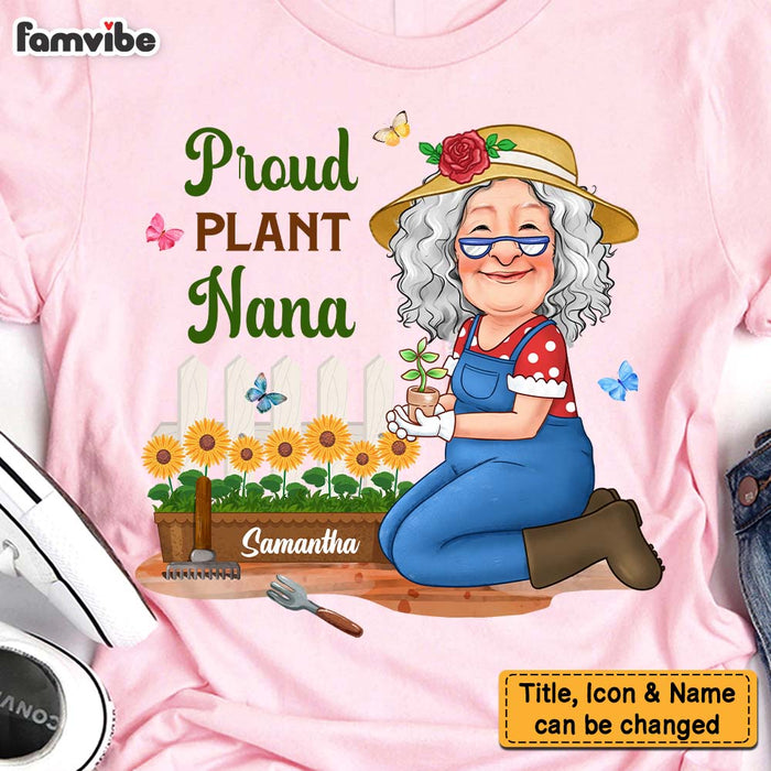 Personalized Gift For Grandma Proud Plant Nana Shirt - Hoodie - Sweatshirt 31654 1