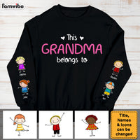 Personalized Gift For Grandma Belongs To Unisex Sleeve Printed Standard Sweatshirt 31660 thumb 1