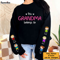 Personalized Gift For Grandma Belongs To Unisex Sleeve Printed Standard Sweatshirt 31660 thumb 1