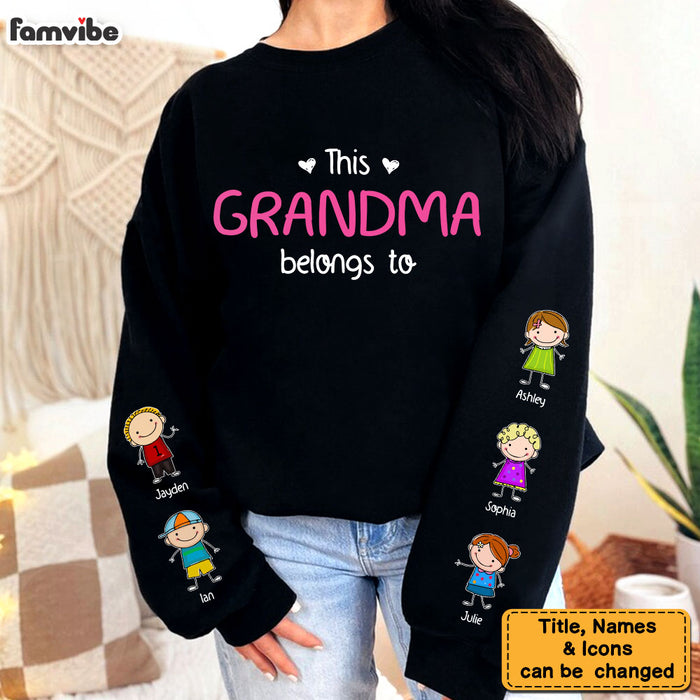 Personalized Gift For Grandma Belongs To Unisex Sleeve Printed Standard Sweatshirt 31660 1