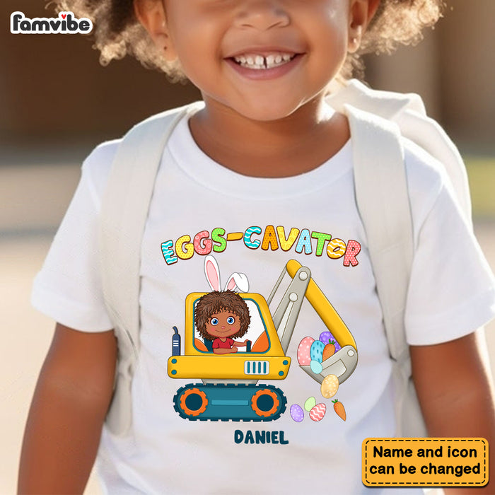Personalized Easter Gift For Grandson Eggs-Cavator Kid T Shirt - Kid Hoodie - Kid Sweatshirt 31667 1