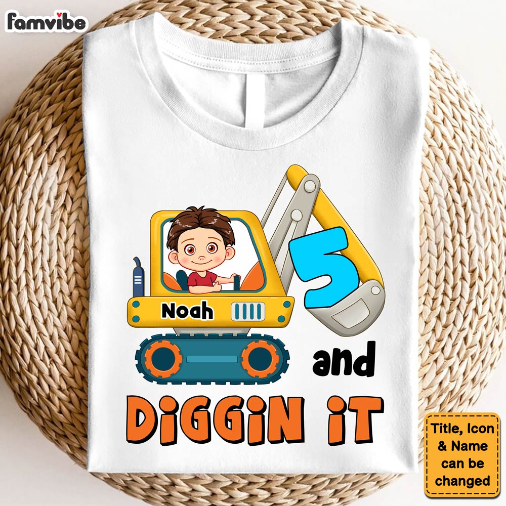 Personalized Birthday Gift For Grandson Construction Crew Kid T Shirt - Kid Hoodie - Kid Sweatshirt 31668 Mockup 2