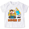 Personalized Birthday Gift For Grandson Construction Crew Kid T Shirt - Kid Hoodie - Kid Sweatshirt 31668 1