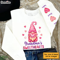 Personalized Grandma's Sweethearts Pink Theme Unisex Sleeve Printed Standard Sweatshirt 31684 thumb 1
