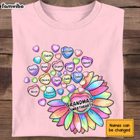 Personalized Grandma's Sweethearts Flower Shirt - Hoodie - Sweatshirt 31699 thumb 1