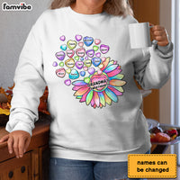 Personalized Grandma's Sweethearts Flower Shirt - Hoodie - Sweatshirt 31699 thumb 1