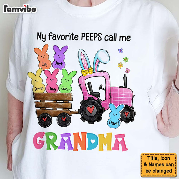 Personalized Gift For Grandma Easter My Favorite Peeps Shirt - Hoodie - Sweatshirt 31704 1